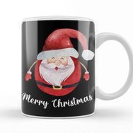 Baskı Dükkanı Yılbaşı Yeni Yıl Konseptli Merry Christmas Santa Kupa Bardak
