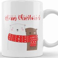 Baskı Dükkanı Yılbaşı Yeni Yıl Konseptli Noel Merry Christmas Kupa Bardak