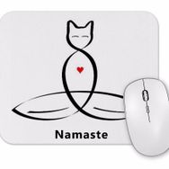 Baskı Dükkanı Yoga Namaste Mouse Pad