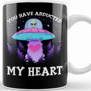 Baskı Dükkanı You Have Abducted My Heart Funny Alien Abduction Kupa
