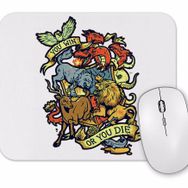 Baskı Dükkanı You Win Or You Die Mouse Pad