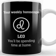 Baskı Dükkanı Your Weekly Horoscope Leo Self Isolation Porselen Beyaz Kupa Bardak