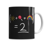 Baskı Dükkanı Zeka Matematik Kupa Bardak Porselen