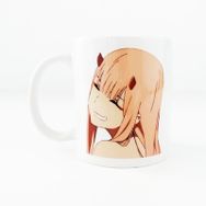 Baskı Dükkanı Zero Two Colors Darling In The Franxx Anime Porselen Beyaz Kupa Bardak