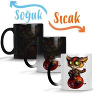 Baskı Dükkanı Ziggs Smile Sihirli Porselen Kupa
