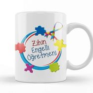 Baskı Dükkanı Zihin Engenlliler Öğretmeni Kupa Bardak