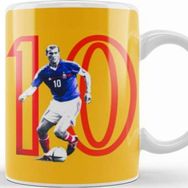 Baskı Dükkanı Zinedine Zidane 10 Kupa Bardak