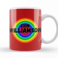 Baskı Dükkanı Zion Williamson Basketball Gifts Vintage Retro Rainbow Quotes For Boys And Dad Kupa Bardak