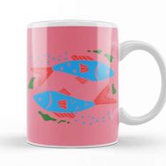 Baskı Dükkanı Zodiac Symbols Fish Kupa Bardak
