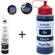 Baskistan Epson L3110 500 ml Siyah + 70 ml Için 103 Mürekkep