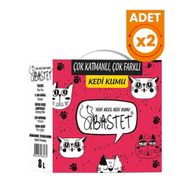 Bastet Topaklanan Premium Doğal 2x8 lt Kedi Kumu