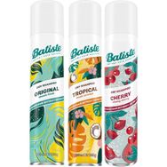 Batiste Cherry + Original + Tropical 3x200 ml Kuru Şampuan
