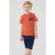 Batman L1556-3 Tarçın Erkek Çocuk Bermuda Takımı