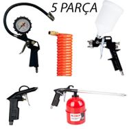 Bay-Tec 5 Parça Boya ve Hava Tabancası Seti