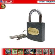 Bay-Tec Gri 32 mm Asma Kilit