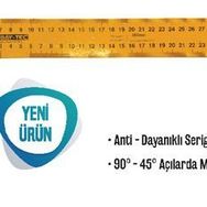 Bay-Tec MK0391 Sarı Gönye 300 mm Sarı Gönye
