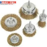 Bay-Tec Saçaklı 6 Parça Tel Fırça Seti
