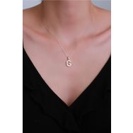 Bayar Gold 14 Ayar Küçük Füzyon G Harf Altın Kolye