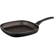 Bayev Ragnar Grill Siyah 26 cm Yanmaz Yapışmaz Granit Izgara Tavası