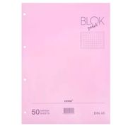 Bayındır A5 Kareli 50 Yaprak Pembe Klasör Yedeği