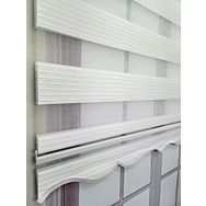 BBB MZ480-8605480588530 Pliseli Beyaz 120x200 cm Stor Zebra Perde