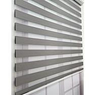 BBB MZ510 Brillant Gri Krem 120x200 cm Stor Perde