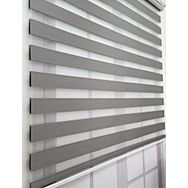 BBB MZ510 Brillant Gri Krem 160x200 cm Stor Perde