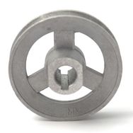 BDR 100 mm Motor Alüminyum Düz Kasnak