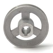 BDR 90 mm Motor Alüminyum Düz Kasnak