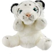 BDZ Mall Beyaz Kaplan El Kukla 25 cm Peluş Oyuncak