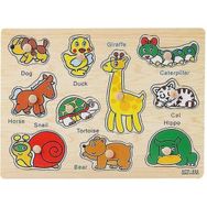 BDZ Mall HH090 Büyük Boy Montessori 3D Ahşap Eğitim Çocuk Oyuncakları El Kepçe Kurulları Oyuncaklar Erken Puzzle
