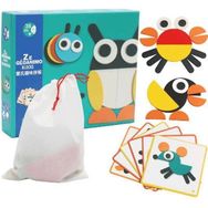 BDZ Mall Kutu Packaginng Hayvan Çocuklar Eğitim Montessori Oyuncaklar Çocuklar İçin Öğrenme Ahşap Yapboz