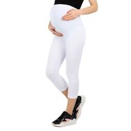 Be Mammy BE20-284 Organik Pamuk Beyaz Kadın Hamile Taytı