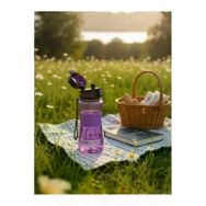 Bear&Deer MT0029-03 Şeffaf Mor Detoks Filtreli Plastik Matara