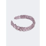 Beauty Pillow İpek Büzgülü Lila Taç