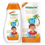 Bebak Bebek Çocuk Spf 50+ 200 ml Güneş Koruyucu Losyon
