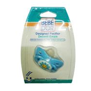Bebedor 192 Açık Mavi 3+ Ay Silikon Damaklı Desenli Emzik