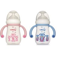 Bebedor 99322 125 ml Seçenekli Desenli Geniş Ağızlı Kulplu PP Biberon