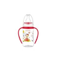 Bebedor B-76302 Desenli Ergonomik 125 ml Kırmızı Kulplu Biberon