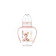 Bebedor B-76302 Desenli Ergonomik 125 ml Pembe Kulplu Biberon