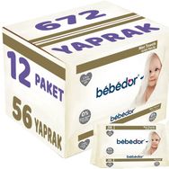 Bebedor Klasik 56 Adet 12'li Set Islak Havlu Mendil