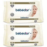 Bebedor Klasik 56x2 Set Islak Havlu Mendil
