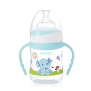 Bebedor Mavi 150 ml 0 Ay+ Geniş Ağız Kulplu Biberon