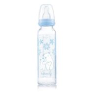 Bebedor Mavi 250 ml Isıya Dayanıklı Cam Bİberon