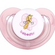 Bebedor No 1 0 - 6 Ay Pembe Silikon Damaklı Desenli Emzik