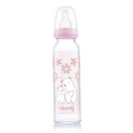 Bebedor Pembe 250 ml Isıya Dayanıklı Cam Bİberon