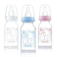 Bebedor Silikon Emzikli Isıya Dayanıklı 125 ml 0+ Ay Cam Renkli Biberon