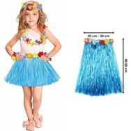 bebekokusu 4172 Hawaii Hula Mavi 40 cm Bebek Eteği