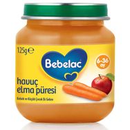 Bebelac 4-36 Ay 125 gr Havuç Elma Kavanoz Maması