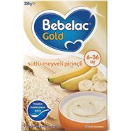Bebelac Gold 250 gr Sütlü Meyveli Pirinçli Kaşık Maması